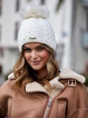 Cream winter hat C15 - Online store - Boutique